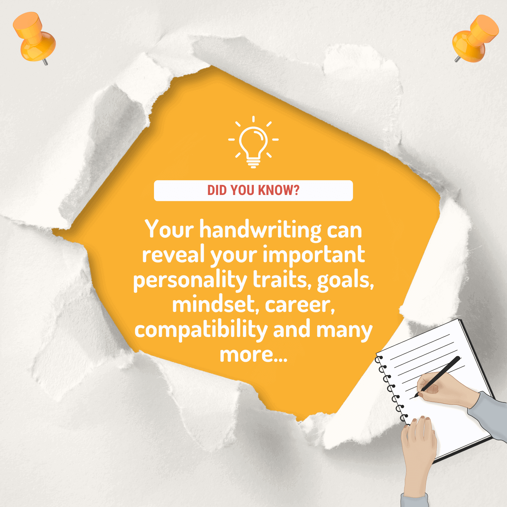 Handwriting can reveal personality traits, career goals, aspirations, compatibility and many more